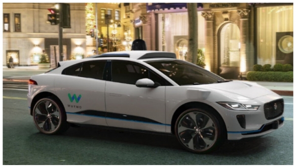 웨이모와 재규어 랜드로버가 공동 개발하는 I-PACE 기반 로봇 택시 (출처:웨이모)