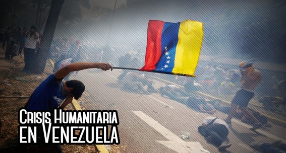 정부군과 시위대의 충돌 현장(자료:colombiaopina)