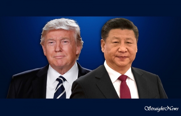 지난해 11월 이후 주요 20개국(G20) 정상회의에서 처음 만난 미국 도널드 트럼프 대통령과 중국 시진핑 국가주석 ⓒ스트레이트뉴스/디자인:김현숙