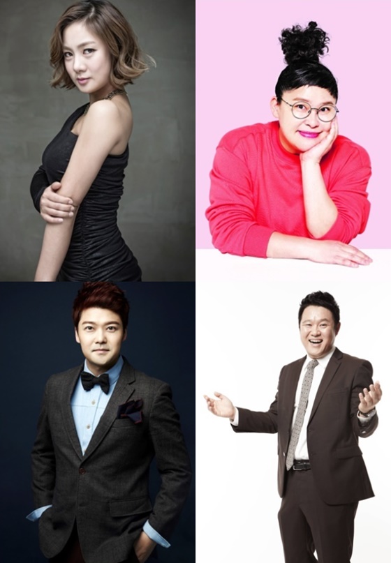 MBC연예대상 후보인 '나혼자산다'의 박나래,'전지적 작가시점'의 이영자, '라디오 스타'의 김구라, '나혼자산다'의 전현무.(시계방향)