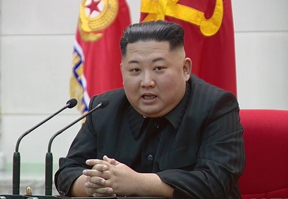 김정은 북한 국무위원장. 조선중앙TV 캡쳐
