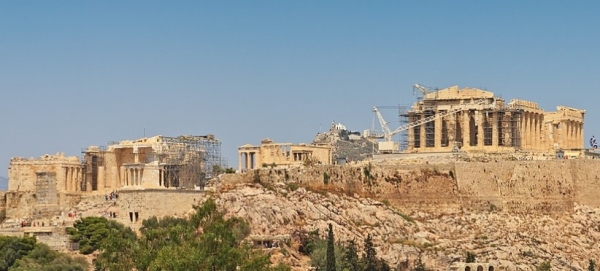 고대 그리스 아테네의 아크로폴리스와 아고라 유적지