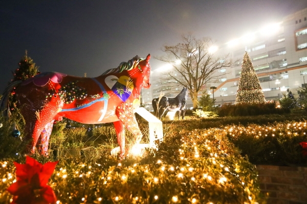 한국마사회 서울 경마공원의 크리스마스 풍경. 마사회는 21일부터 22일까지 서울 경마공원에서 다양한 고객 행사를 진행한다