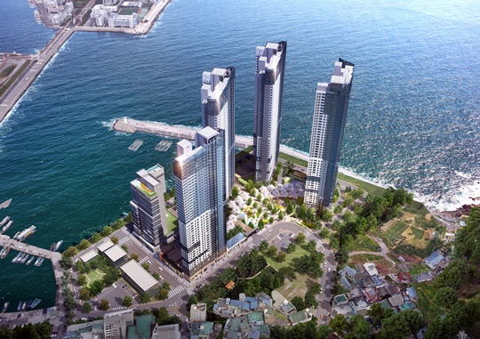 27일 대우건설은 부산광역시 영도구 태종대 인근에 바다조망이 가능한 테라스 상가 ‘부산 오션시티 푸르지오’ 상업시설의 분양에 나섰다. @대우건설