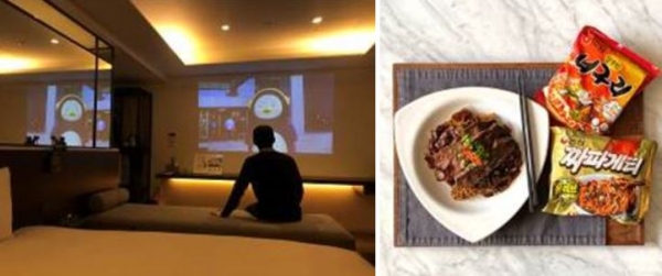 글래드 호텔이 LG시네빔으로 고해상의 드라마, 영화 볼 수 있는 ‘호텔 밖은 위험해’ 패키지를 출시했다.