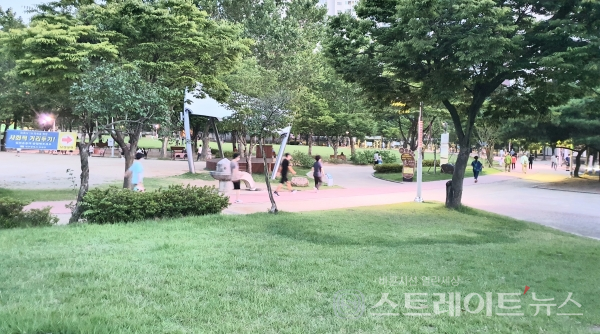 ◇'동대구2차 비스타동원' 단지와 가까운 화랑공원. (사진=이준혁 기자)