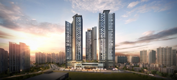 '더샵 프리미엘 투시도. 포스코건설 제공