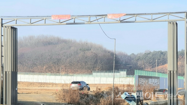 ◇'여주역 휴먼빌' 공사현장. (사진=이준혁 기자)