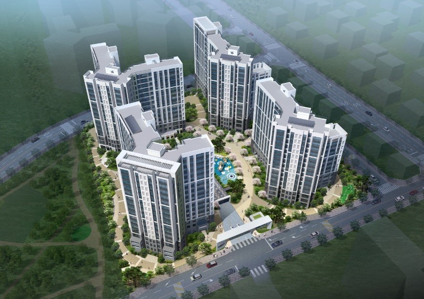 '호반써밋 이스텔라' 조감도. 호반산업 제공