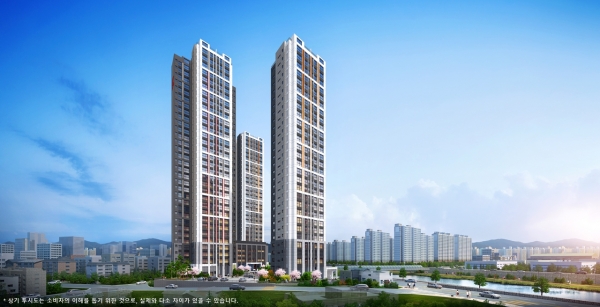 ’힐스테이트 광천’ 투시도