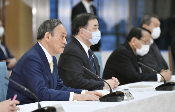 후쿠시마 오염수 '해양 방류' 결정하는 스가 일본 총리