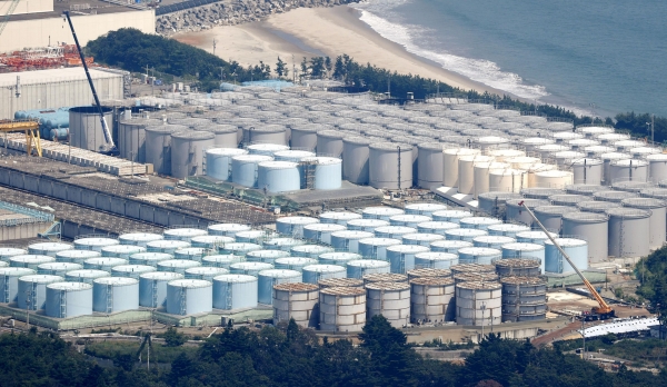 일본 후쿠시마 제1원전 오염수 탱크