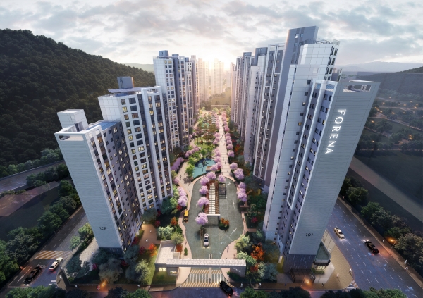 한화 포레나 부산덕천 2차 조감도