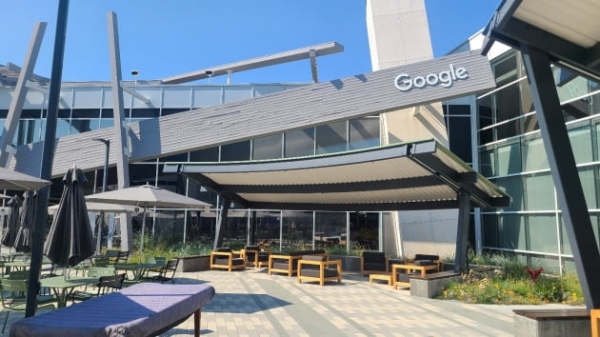 미국 실리콘밸리에 있는 구글 본사의 카페 전경. 연합뉴스