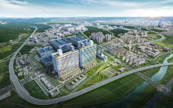 아산의 수익형 부동산시장의 투자열기에 따라 아산탕정 삼성디스플레이시티 바로 앞, 탕정면 용두리 722~725번지 일대에 소형 도시형숙박시설 ‘아산 탕정 월드메르디앙 웰리지’(사진 투시도)가 내년 1월 분양에 나선다.(이수건설 제공)