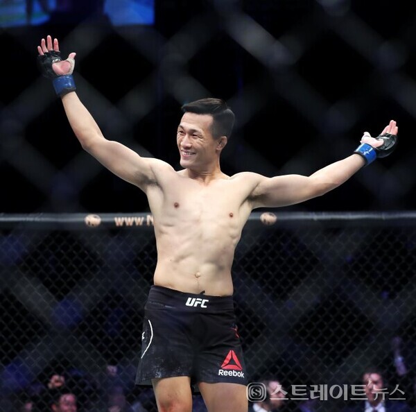 ▲191221 UFC 정찬성 vs 프랭키 에드가 / 사진=SPOTV