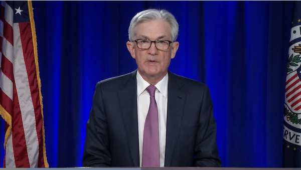 발언 중인 파월 연준 의장(출처=Fed 홈페이지)