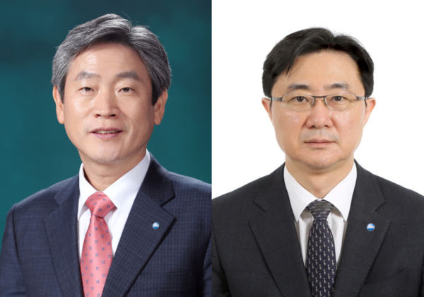 우리금융 사장 선임 예정인 우리은행 박화재 여신지원그룹 부행장과 전상욱 리스크관리그룹 부행장(제공=우리금융)