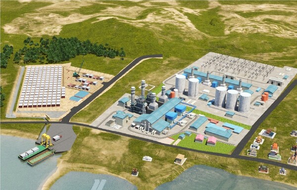 말레이시아 남서부의 멜라카 복합화력발전소의 모습. /사진=에드라에너지