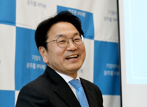 강기정 더불어민주당 광주광역시장 후보(사진=연합뉴스)
