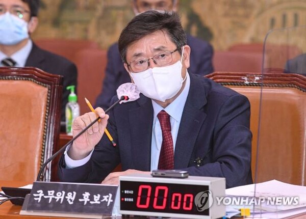 박보균 문화체육관광부 장관후보자가 2일 국회 인사청문회에서 발언하고 있다.(사진=연합뉴스)