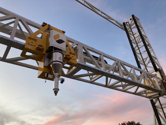 블랙버팔로3D의 건축용 3D 프린터. /사진=블랙버팔로3D