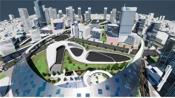  DDP 일대 대개조 조감도 (자료 =송영길 후보실)