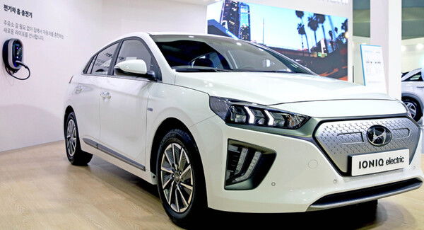 현대자동차가 2019년 출시한 '더 뉴 아이오닉 일렉트릭' 모델. /사진=현대차