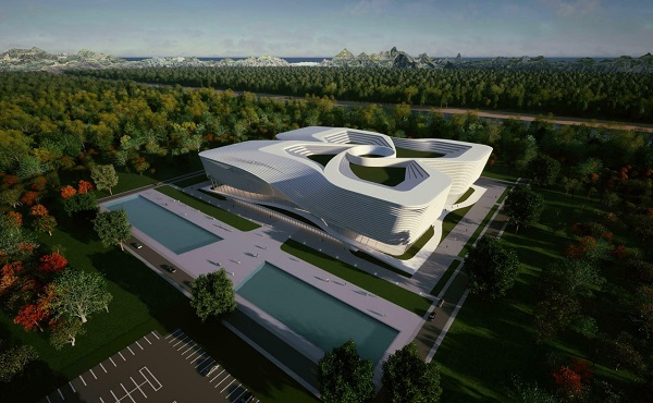 개발중인 SMR-160 모델 예시 안 조감도. /사진=현대건설