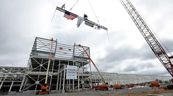LG에너지솔루션과 미국 완성차 업체 제너럴모터스(GM)의 합작법인인 '얼티엄셀즈' 미국 오하이오주 배터리 공장 건설 현장. (사진=얼티엄셀즈)