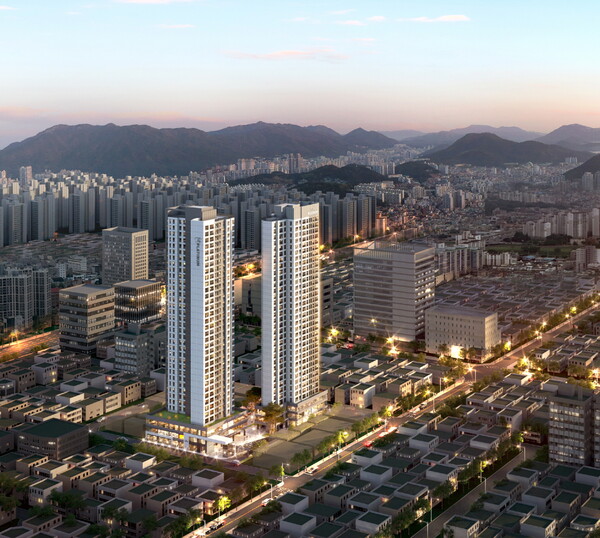 대전 서구 용문동 장미아파트 가로주택정비사업 조감도. /사진=쌍용건설