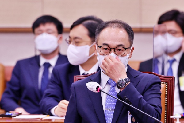 이원석 검찰총장 후보자가 5일 오전 국회에서 열린 인사청문회에 출석해 있다.(사진=연합뉴스)