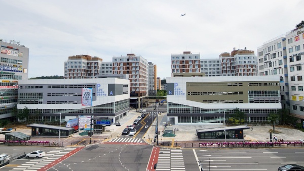 .운양역 환승센터 공영주차장 전경.(사진=김포시청)