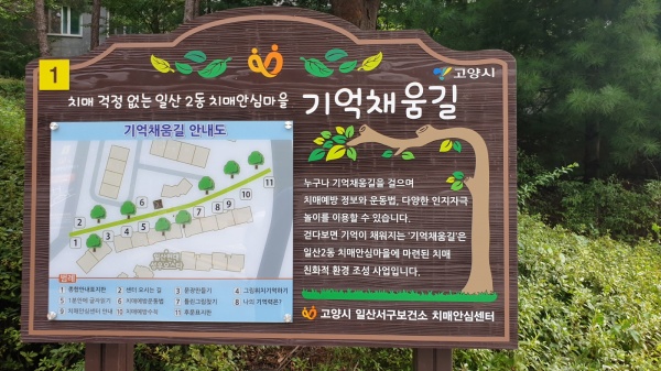 일산2동 치매안심마을 기억채움길(사진=고양시청)