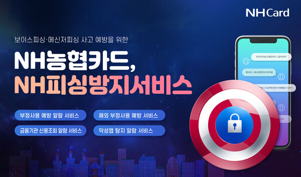 NH농협카드는 보이스피싱 사고예방을 위해 출시한 'NH피싱방지서비스'의 가입자 수가 출시 2주 만에 1만명을 돌파했다고 28일 밝혔다.(제공=NH농협카드)