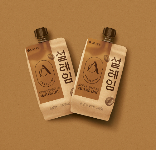 롯데제과가 엔젤리너스와 협업해 출시한 설레임 제품