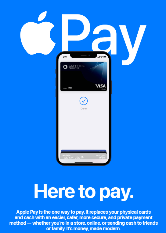 애플페이(출처=애플 홈페이지)