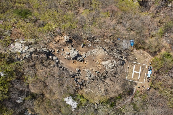 용인 석성산 봉수대 전경./사진=용인시청