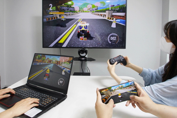 카트라이더 드리프트' 크로스 플레이 모습. 넥슨 ㅔㅈ공