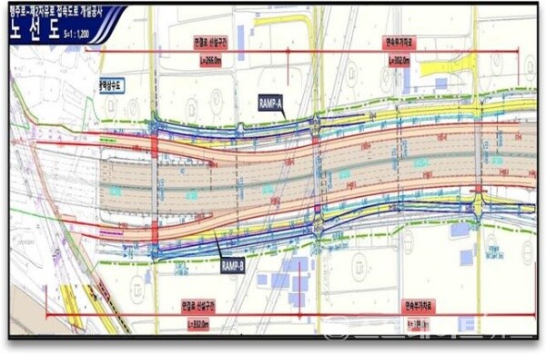 행주로~제2자유로 접속도로 노선도./사진=고양시청