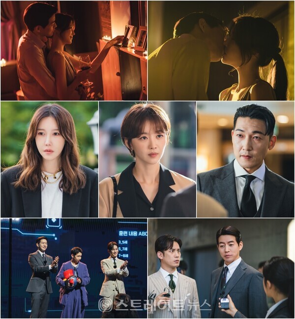 ▲tvN 새 토일드라마 ‘판도라 : 조작된 낙원’ 이지아-이상윤-장희진-박기웅-봉태규 / 사진=tvN