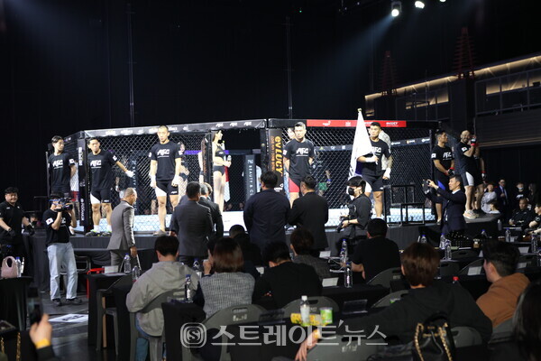 ▲‘AFC 24 x HEAT 51’ 한일전에 출전하는 8경기 16명의 전사들이 케이지를 뜨겁게 달궜다. / 양용은 기자 taeji1368@naver.com