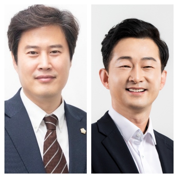 김포시의회 (좌)장윤순·(우)오강현 의원./사진=김포시의회