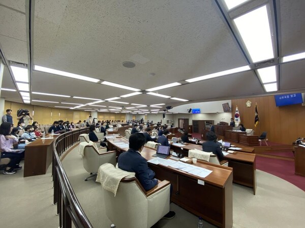 양천구의회 제300회 임시회 모습/사진제공=양천구의회