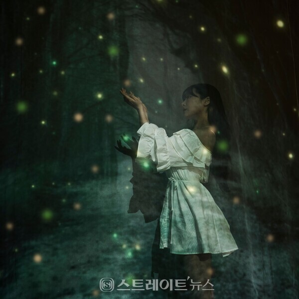 ▲‘환혼: 빛과 그림자’ 미디어아트 전시 사진 / 사진=fever