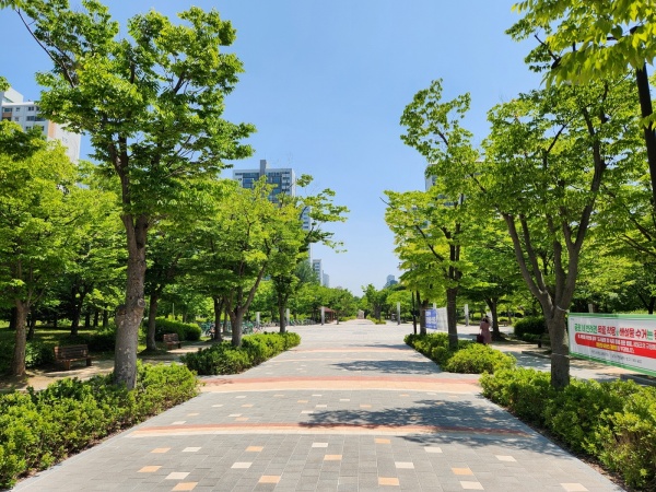 .도시숲개선사업이 마무리된 마두공원./사진=고양시청