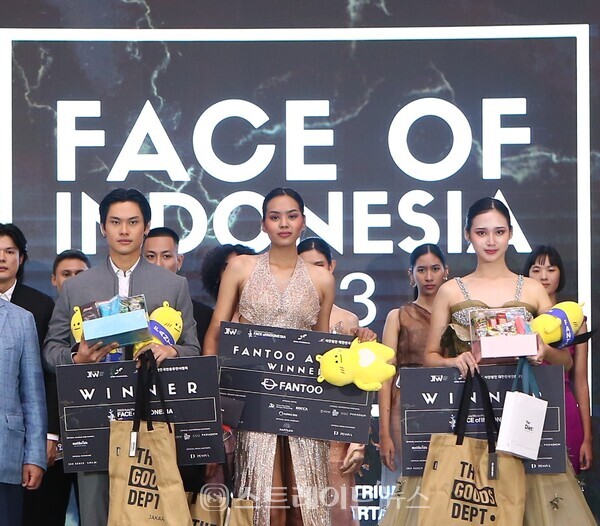 ▲‘2023 페이스 오브 인도네시아’ (왼쪽부터) 최종 대표모델 Jordan-Messi-Meira(2023 아시아모델페스티벌 페이스 오브 아시아) / 사진=아시아모델페스티벌조직위원회