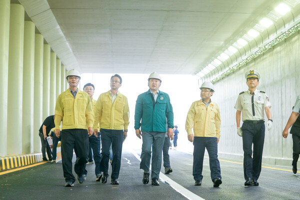 공항 지하차도 점검 (사진= 제주자치도 제공)