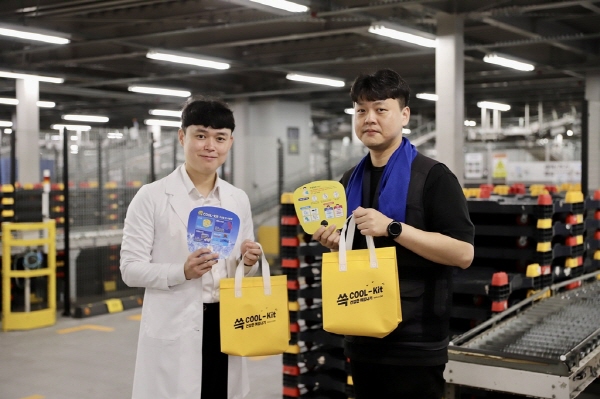 무더위로 인해 노동자들이 온열질환에 걸릴 가능성이 높은 가운데 유통업계는 노동자들의 건강 챙기기에 나서고 있다. 사진은 SSG닷컴이 마련한 '온열질환 예방 쿨키트'. SSG닷컴 제공