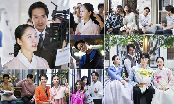 ▲ TV CHOSUN 주말미니시리즈 ‘아씨 두리안’ 박주미-최명길-김민준-한다감-전노민-윤해영-지영산-유정후-이다연 등 현장 비하인드컷/ 사진=바른손스튜디오, 하이그라운드